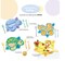 Constructive Eating UFO Theme Divided Suction Training Plate and Utensils for Kids and Toddlers